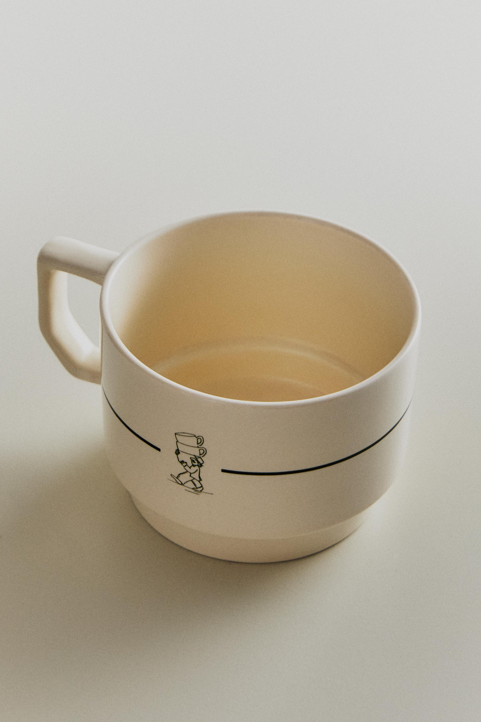 COFFEE SHOP STONEWARE MUG